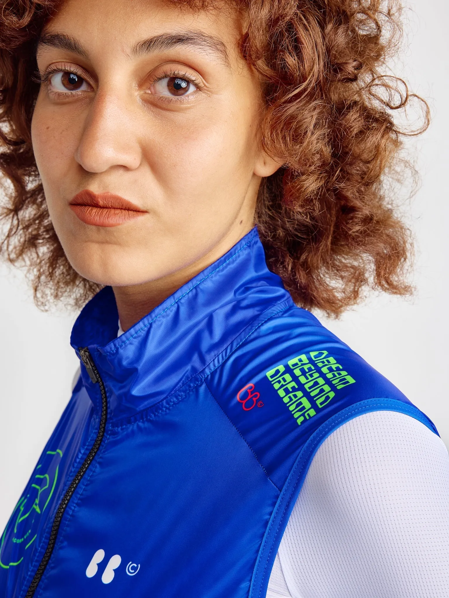 Racing Dream Beyond Mesh Gilet Blue Women