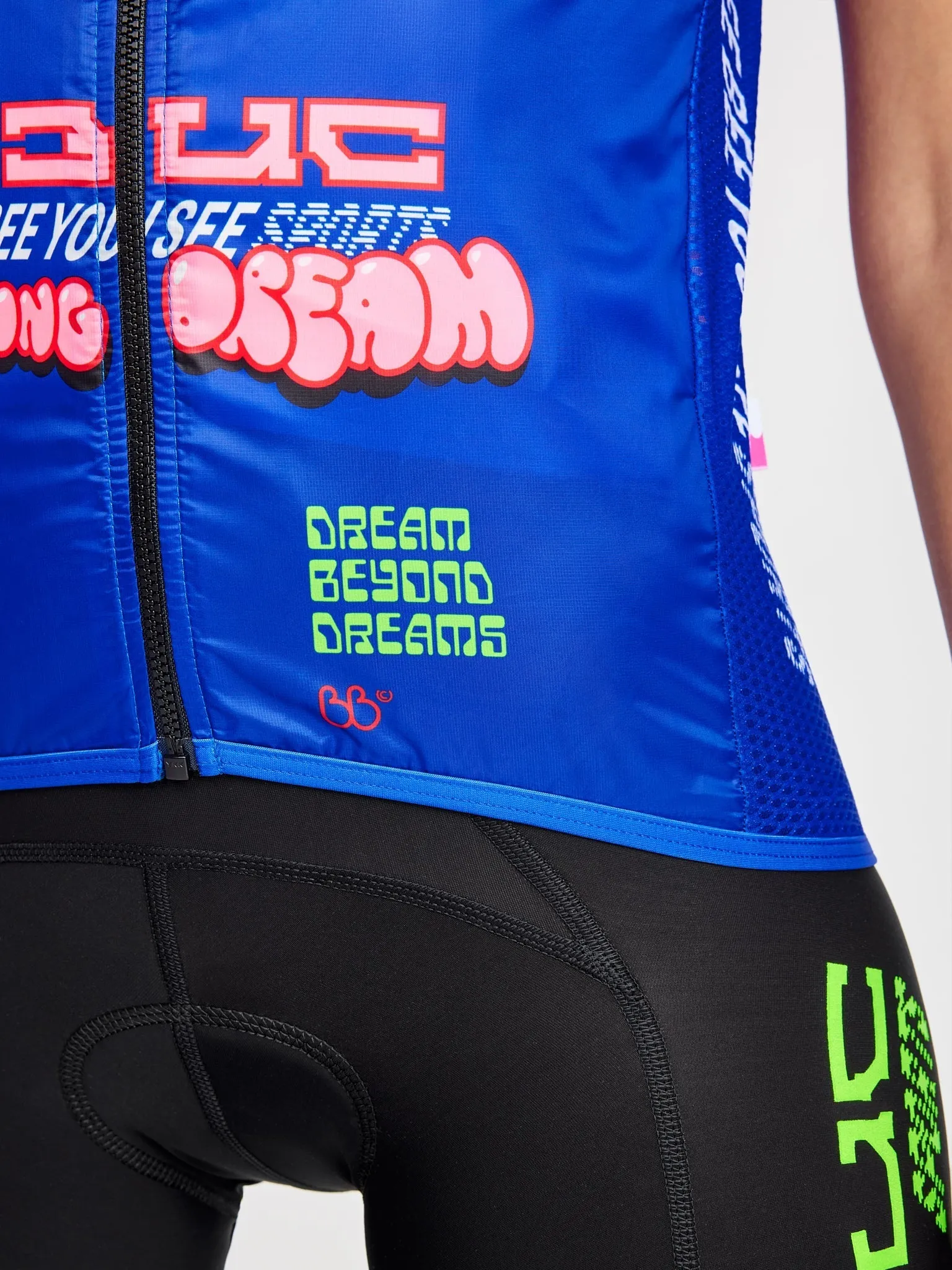 Racing Dream Beyond Mesh Gilet Blue Women