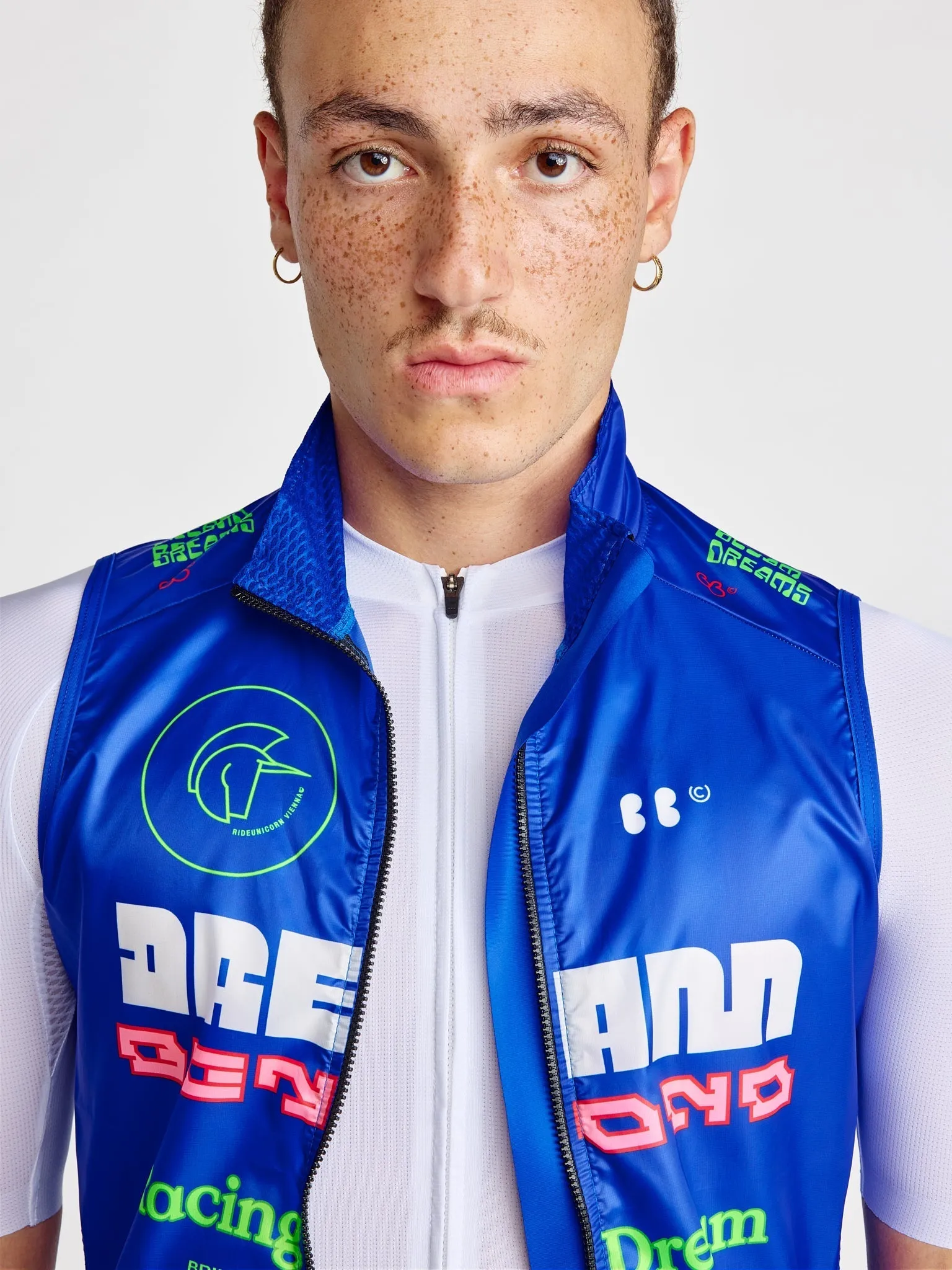 Racing Dream Beyond Mesh Gilet Blue