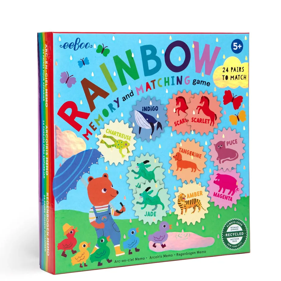 Rainbow Memory and Matching Game