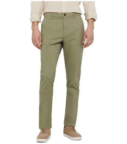 Regular Fit Comfort Chino Trousers Khaki