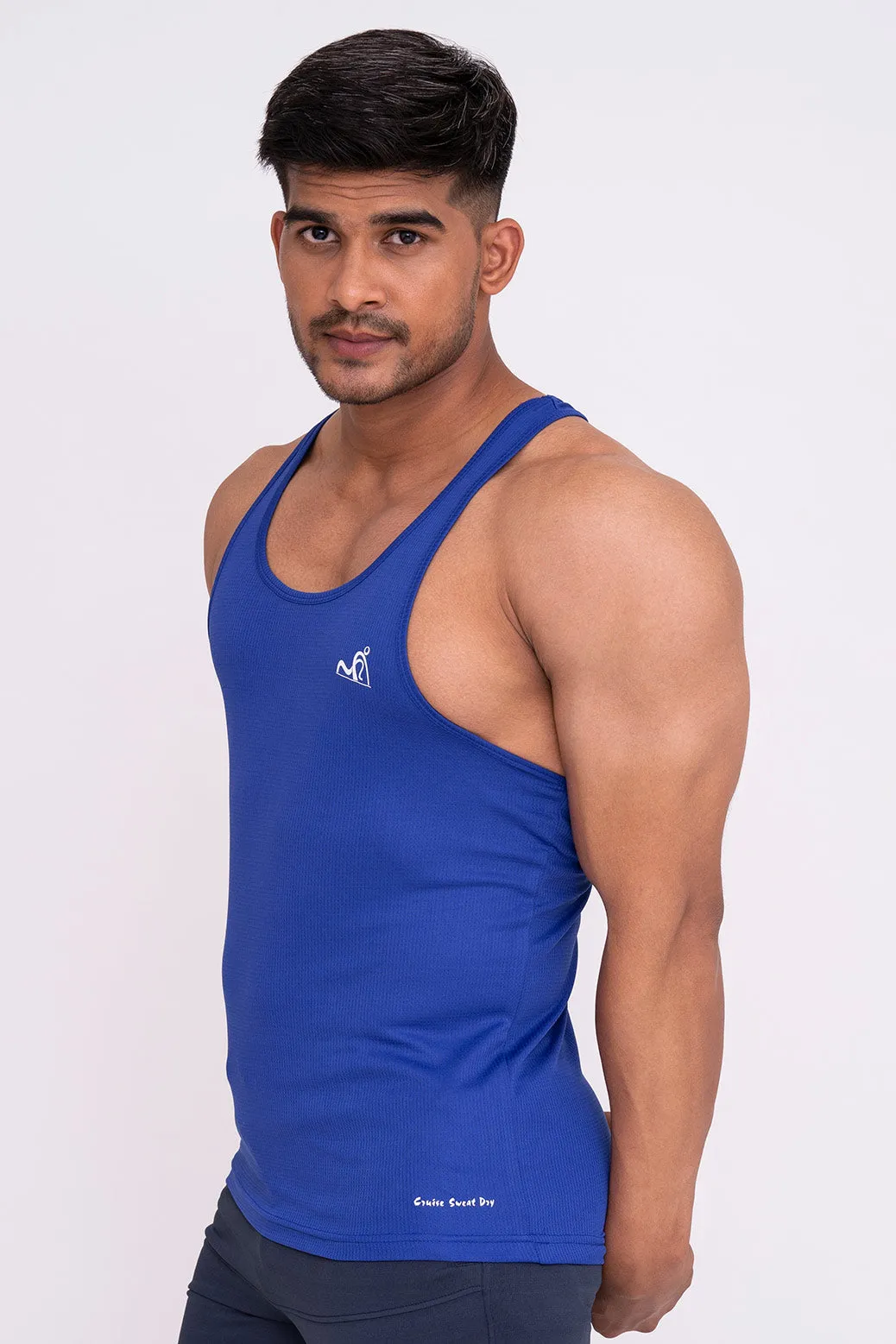 Rocklike Gym Vest Stringer for Men Airforce