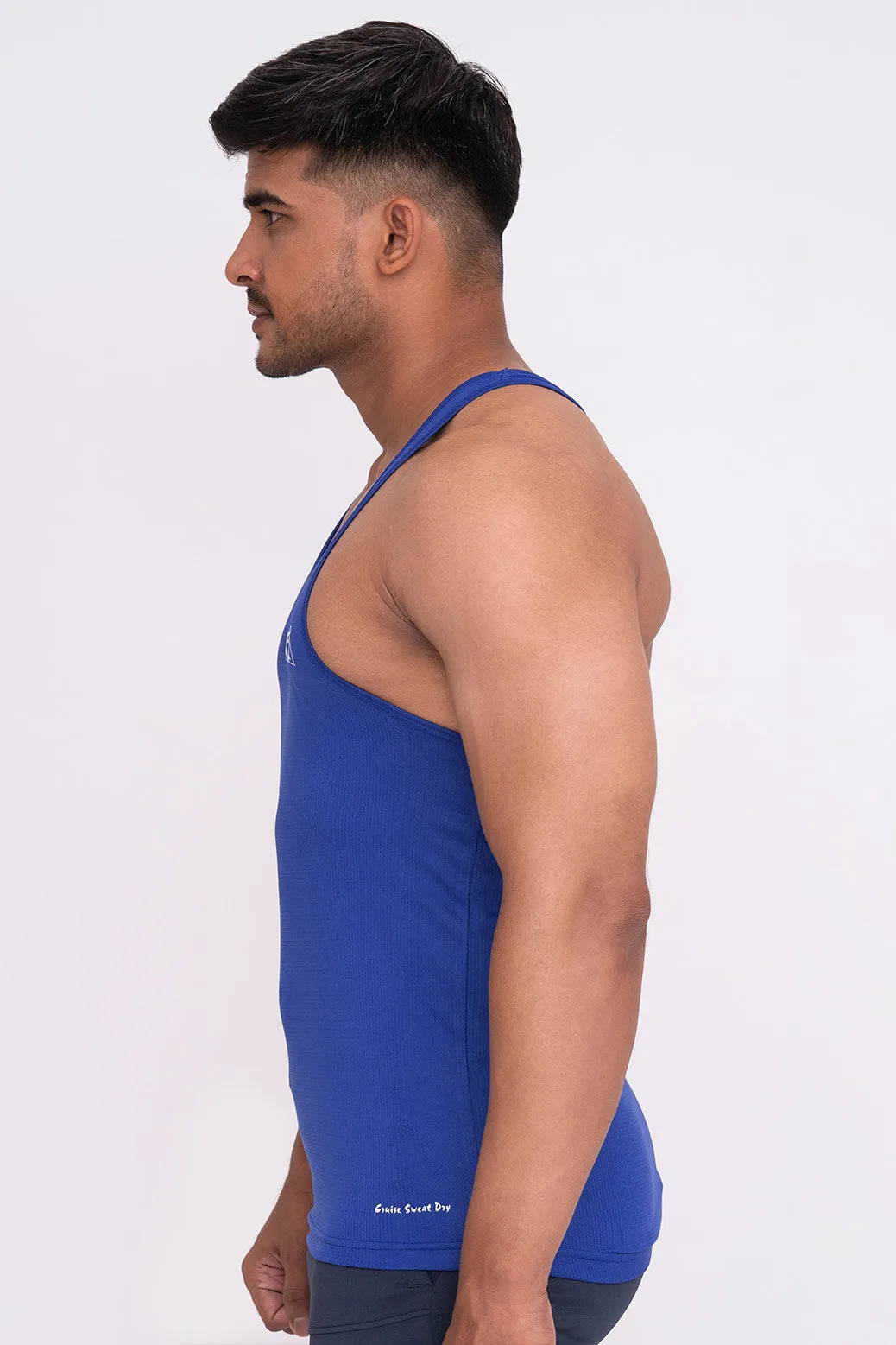 Rocklike Gym Vest Stringer for Men Airforce