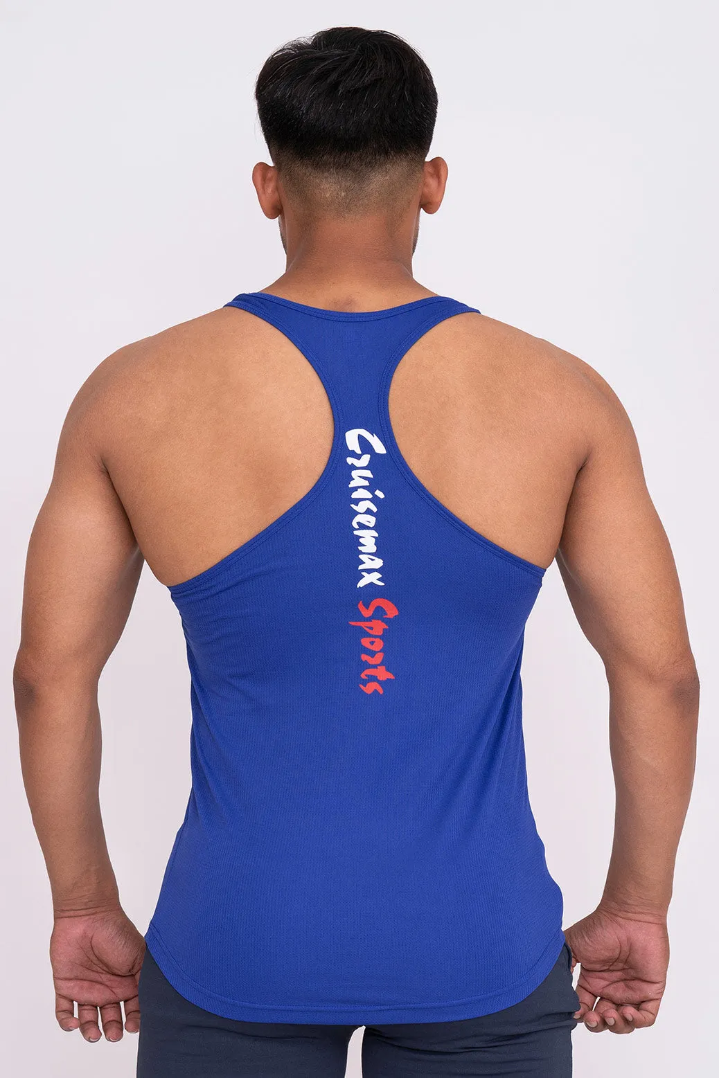 Rocklike Gym Vest Stringer for Men Airforce