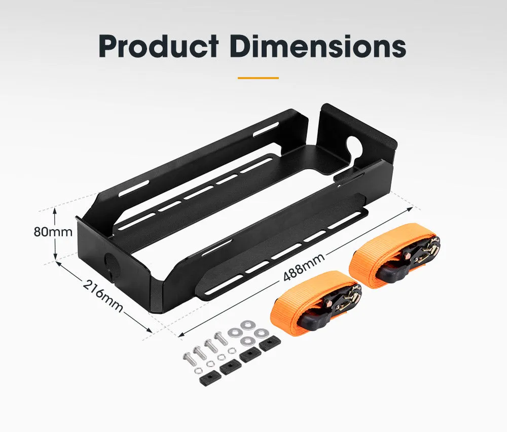 San Hima Jerry Can Holder For Roof Rack Platform