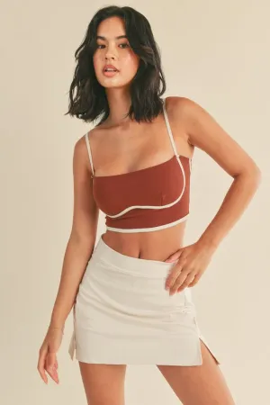 Sculpting Bra Tank Cinnamon