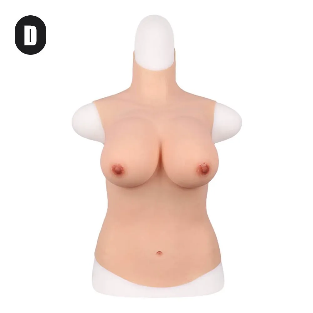 Silicone Breast Forms - Full Upper Vest for Crossdressers