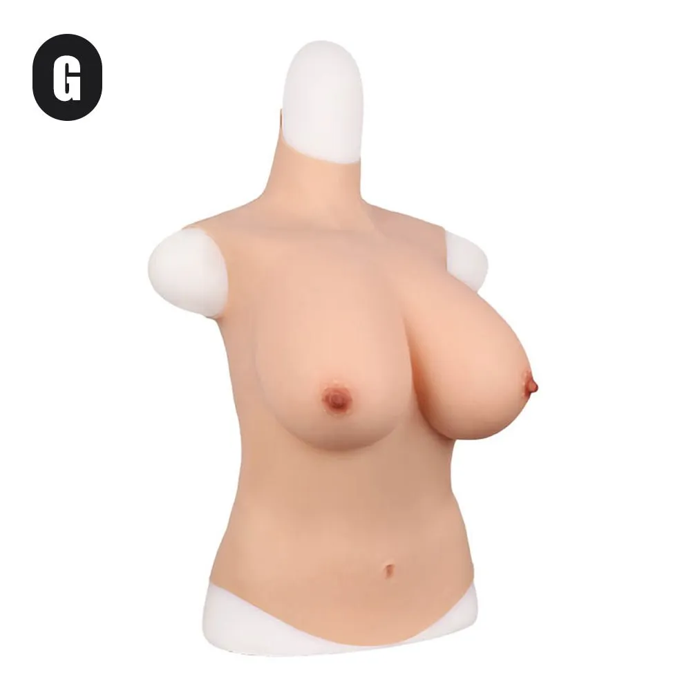 Silicone Breast Forms - Full Upper Vest for Crossdressers