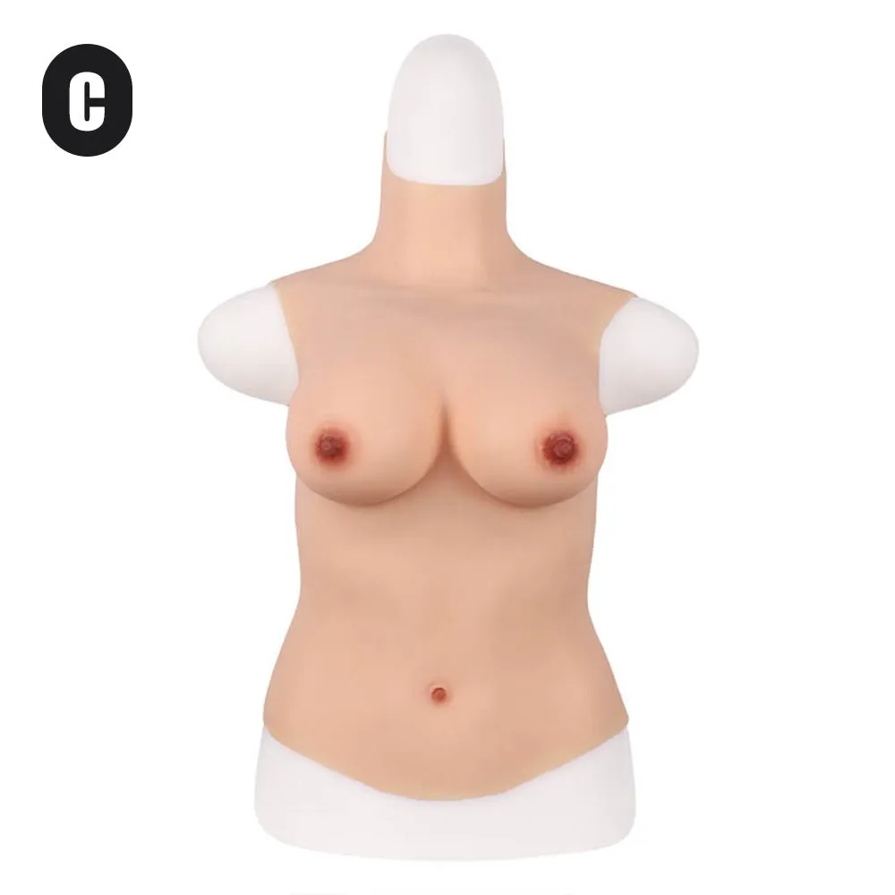 Silicone Breast Forms - Full Upper Vest for Crossdressers