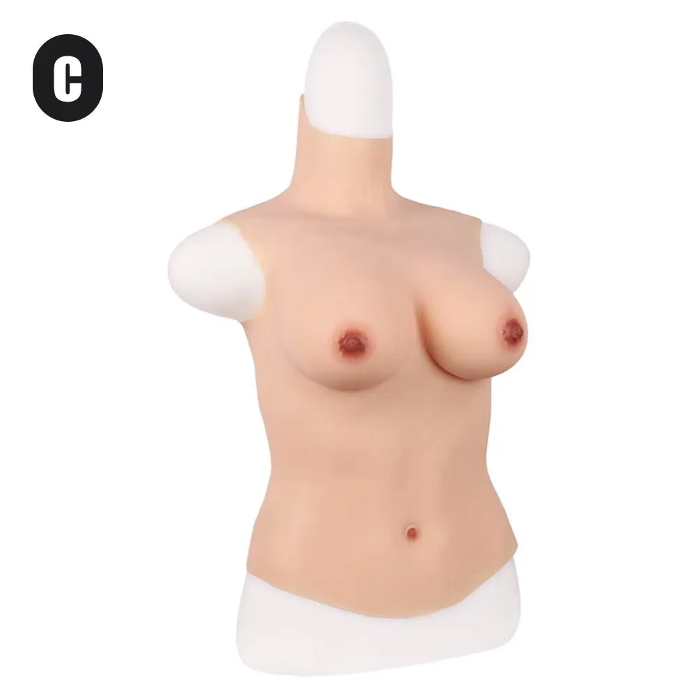 Silicone Breast Forms - Full Upper Vest for Crossdressers