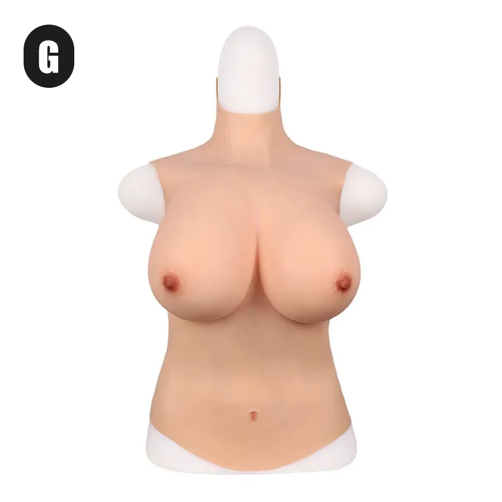 Silicone Breast Forms - Full Upper Vest for Crossdressers