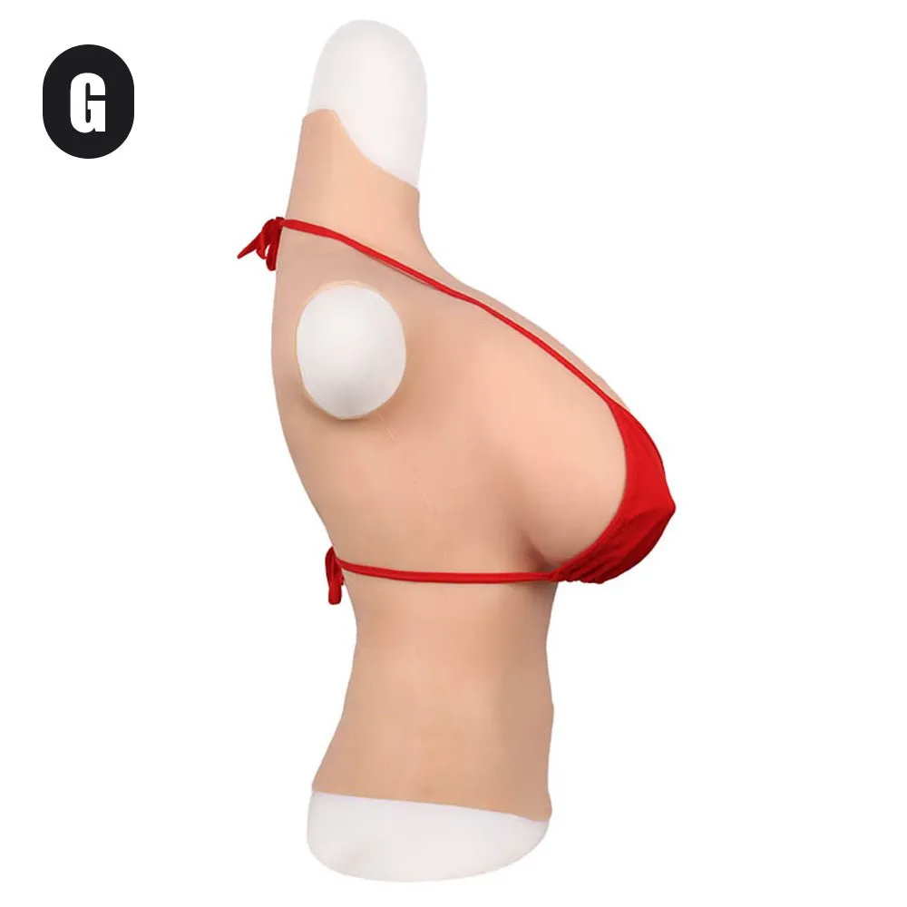 Silicone Breast Forms - Full Upper Vest for Crossdressers