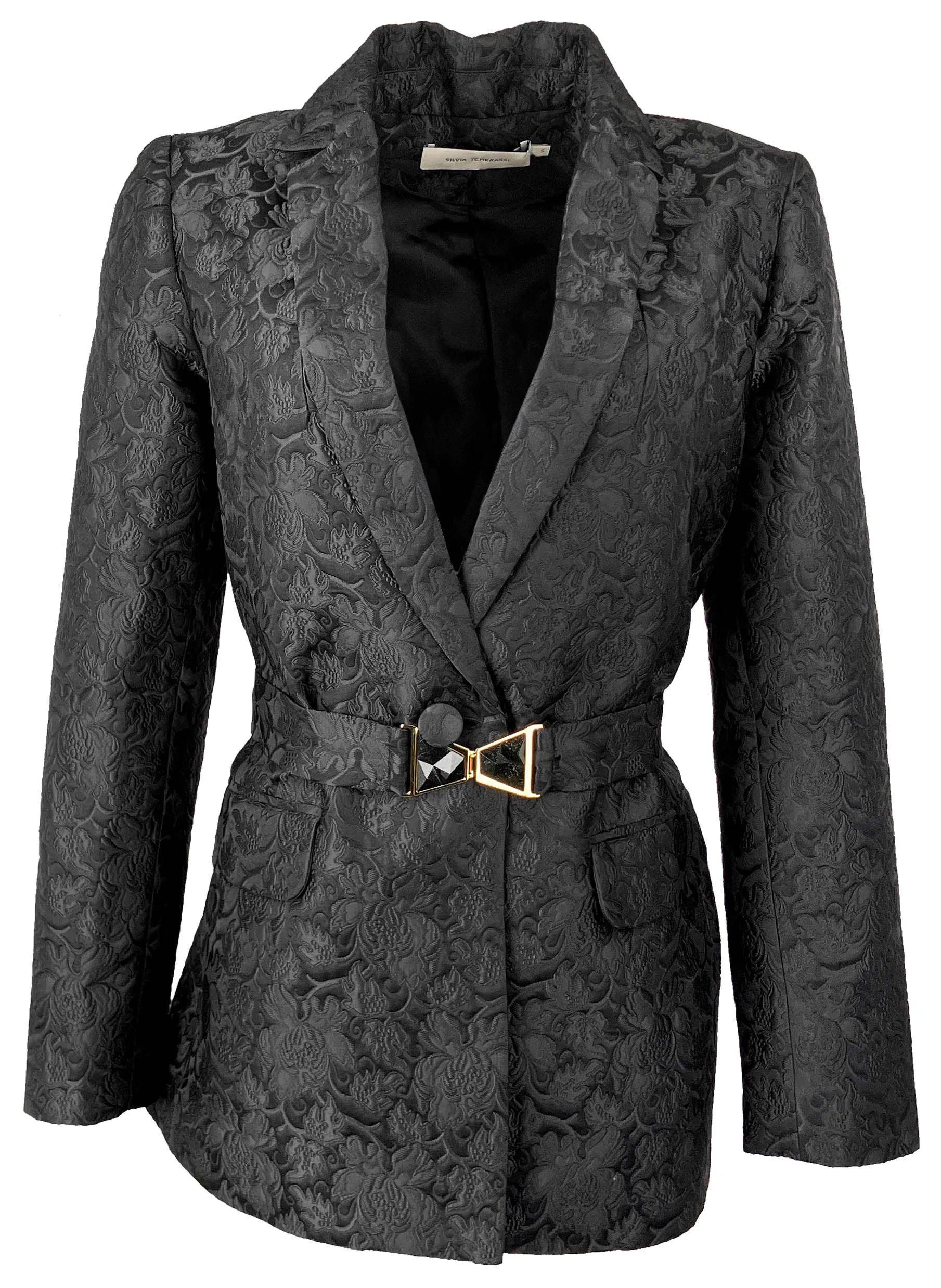 Silvia Tcherassi Cuneo Jacket in Black