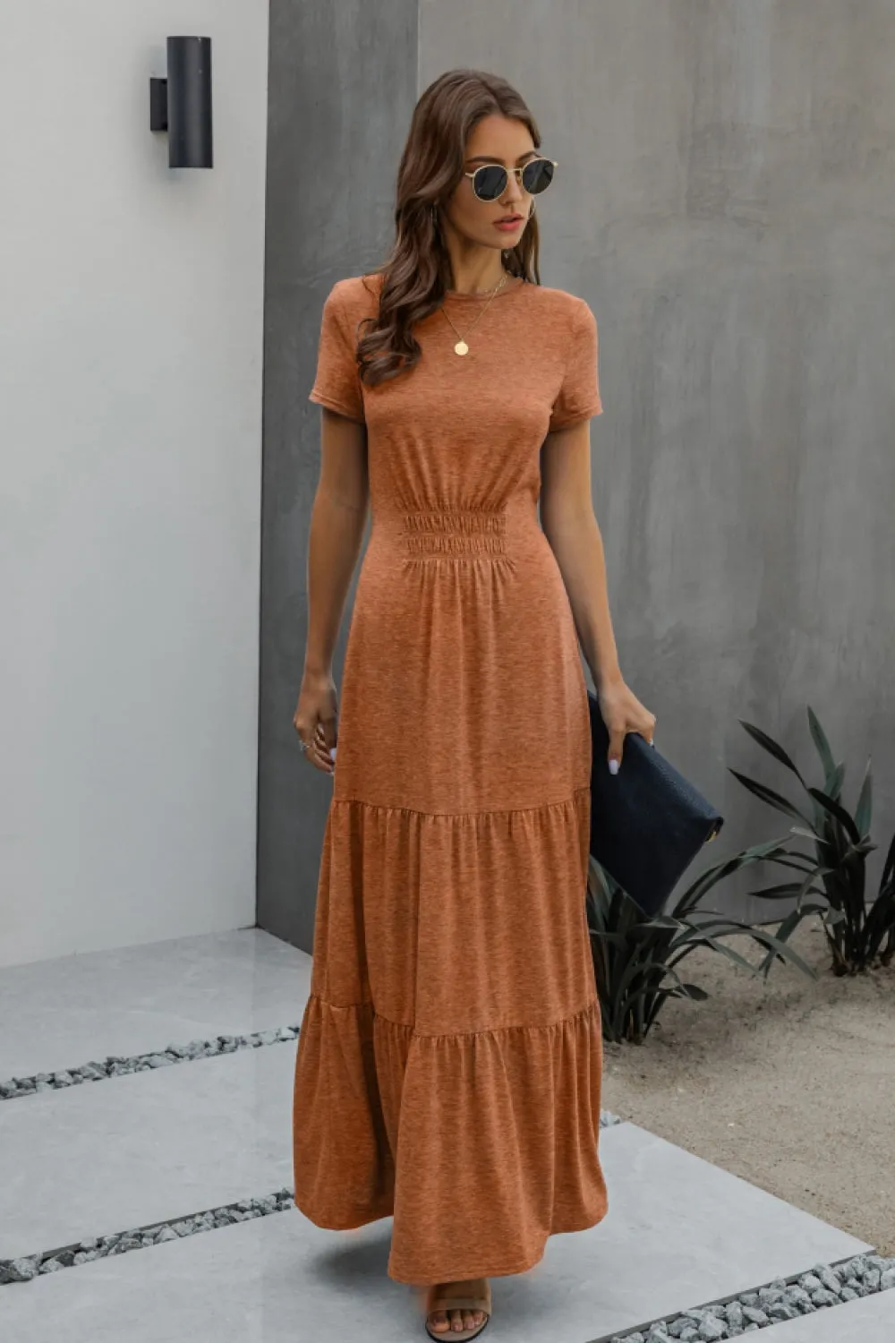 Simple Is All Pleated Dress