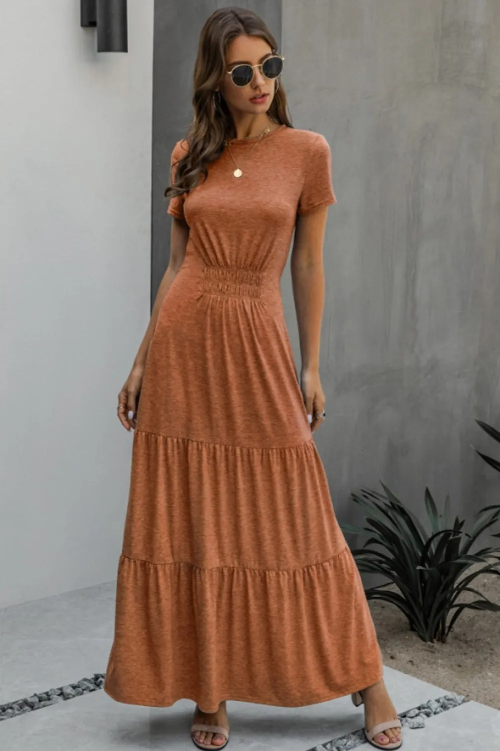 Simple Is All Pleated Dress