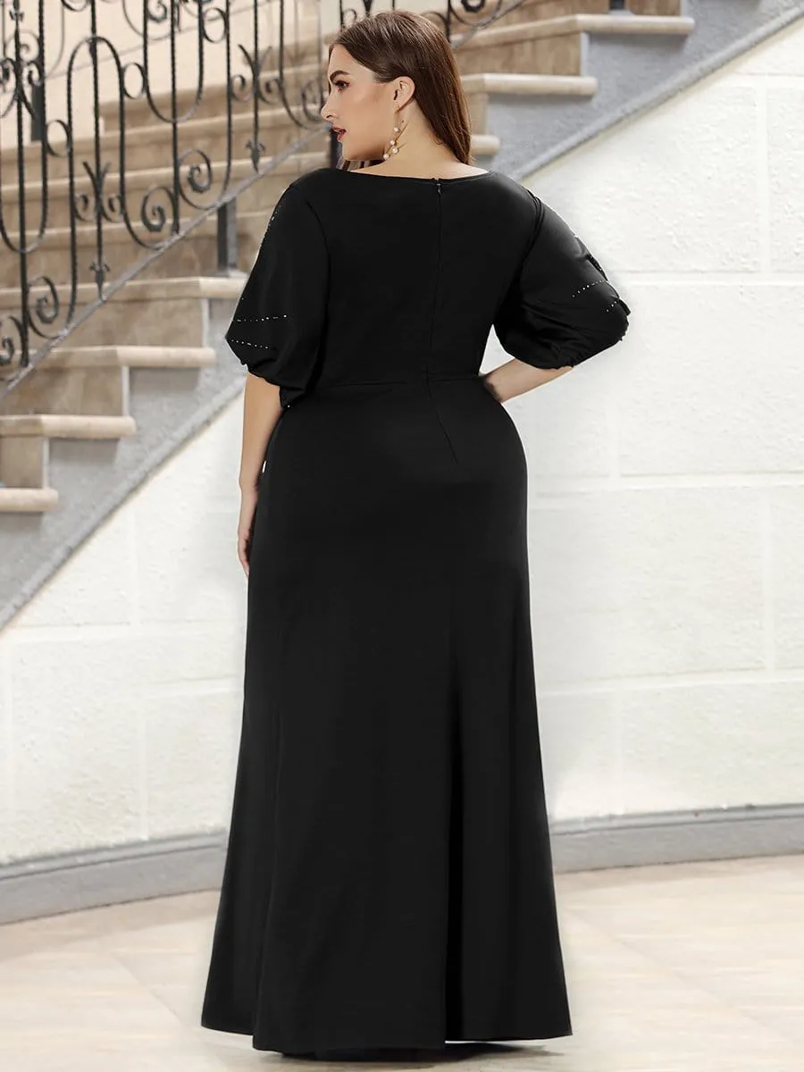 Simple Maxi Plus Size Mermaid Party Dresses for Women