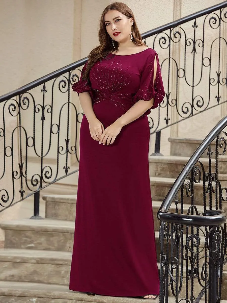 Simple Maxi Plus Size Mermaid Party Dresses for Women