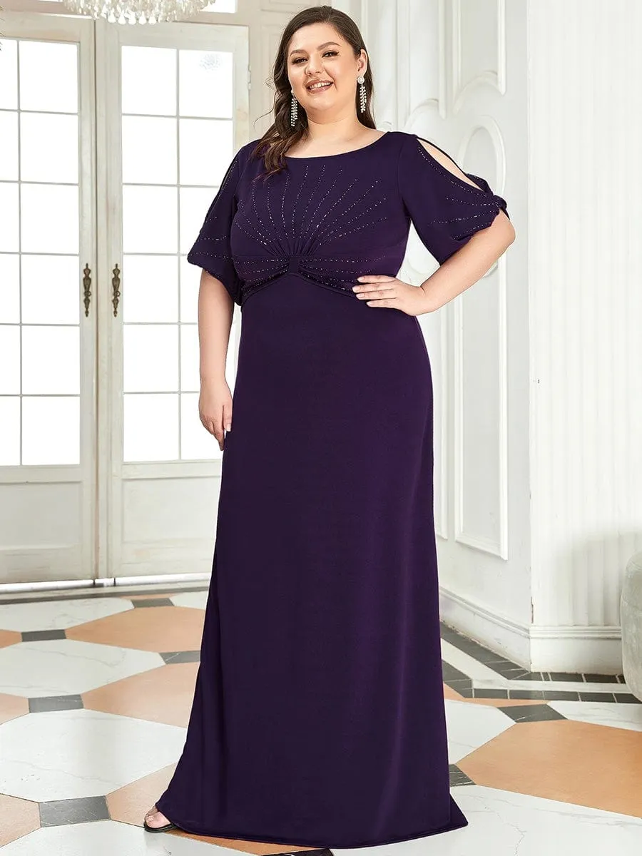 Simple Maxi Plus Size Mermaid Party Dresses for Women