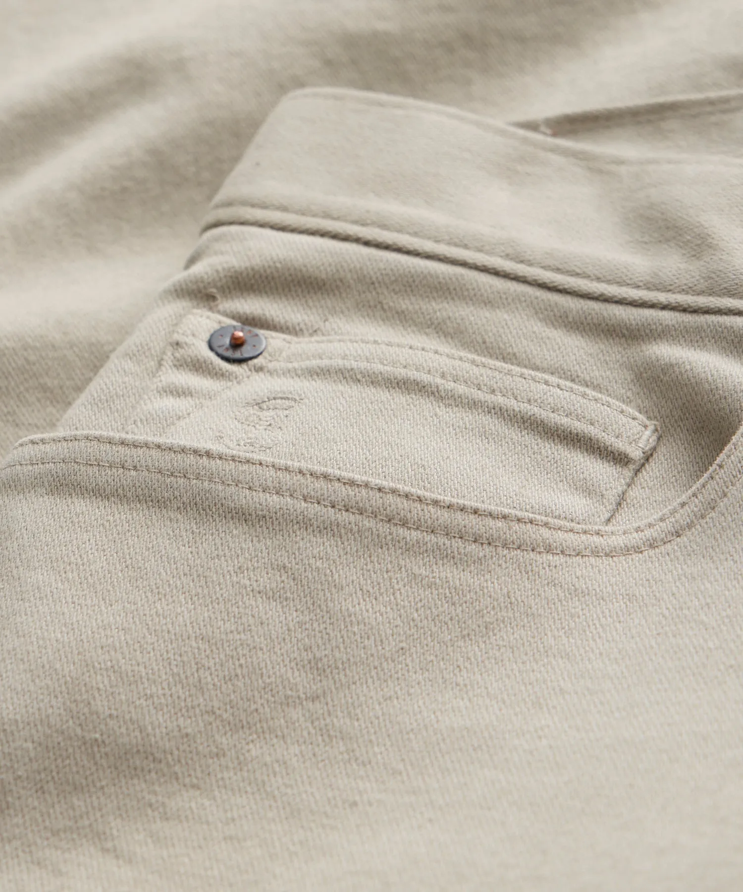 Slim Fit 5-Pocket Chino in Manor Grey