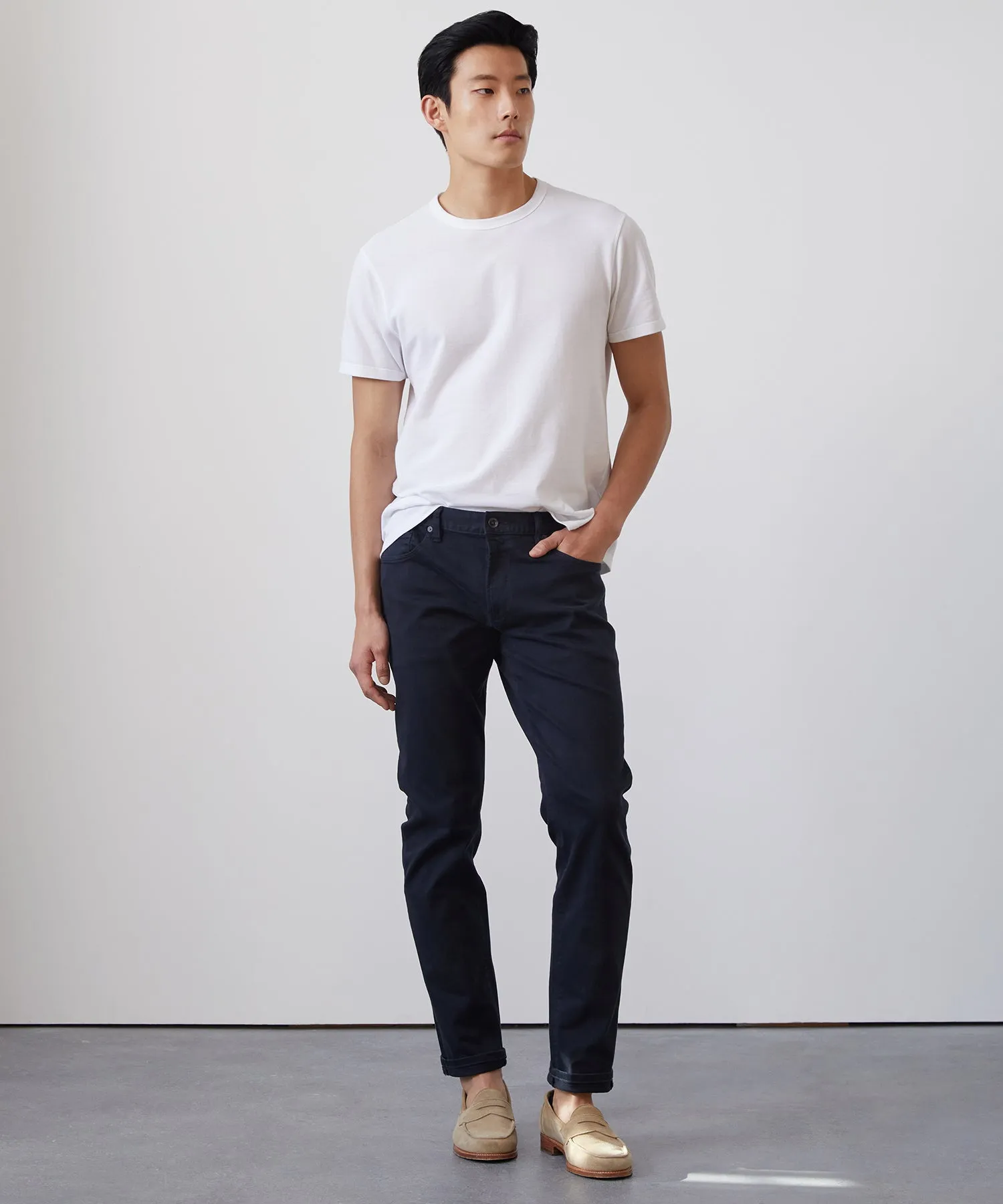 Slim Fit 5-Pocket Chino in Nightwatch