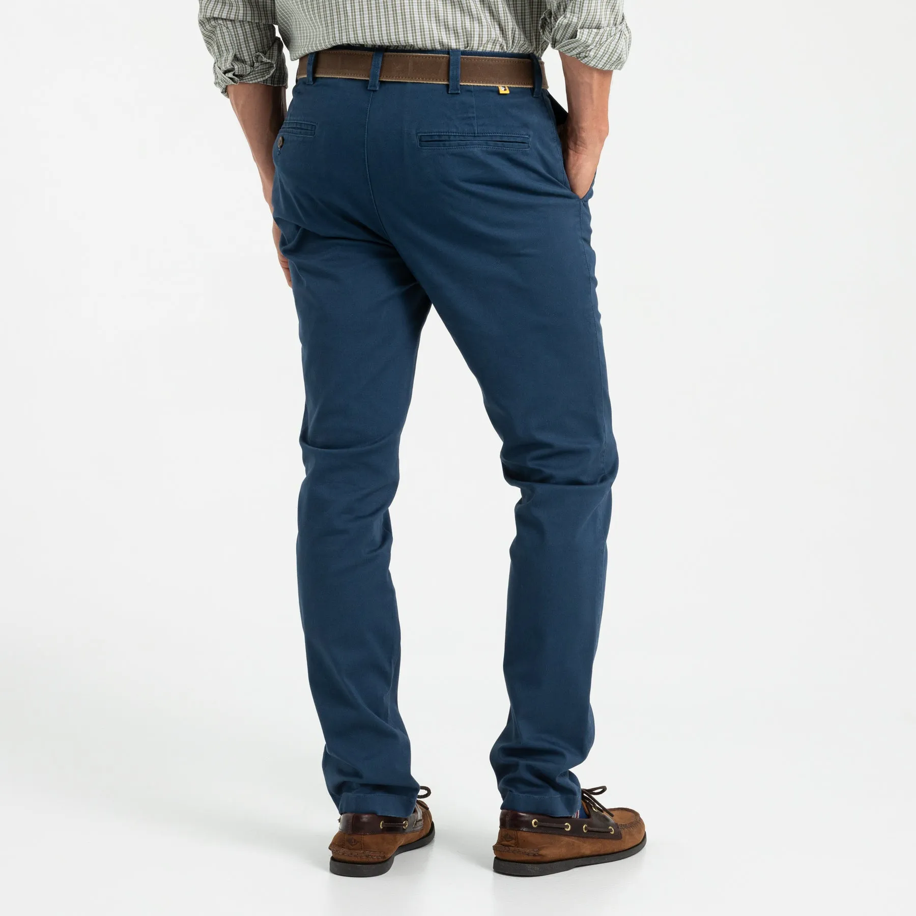 Slim Fit Gold School Chino - Dark Indigo