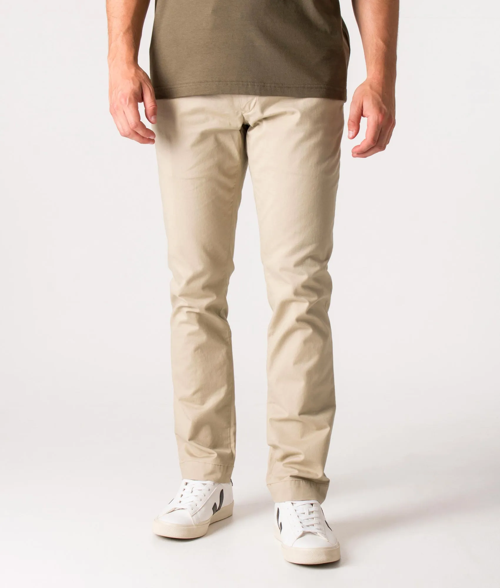 Slim Fit Stretch Cotton Chino Pants