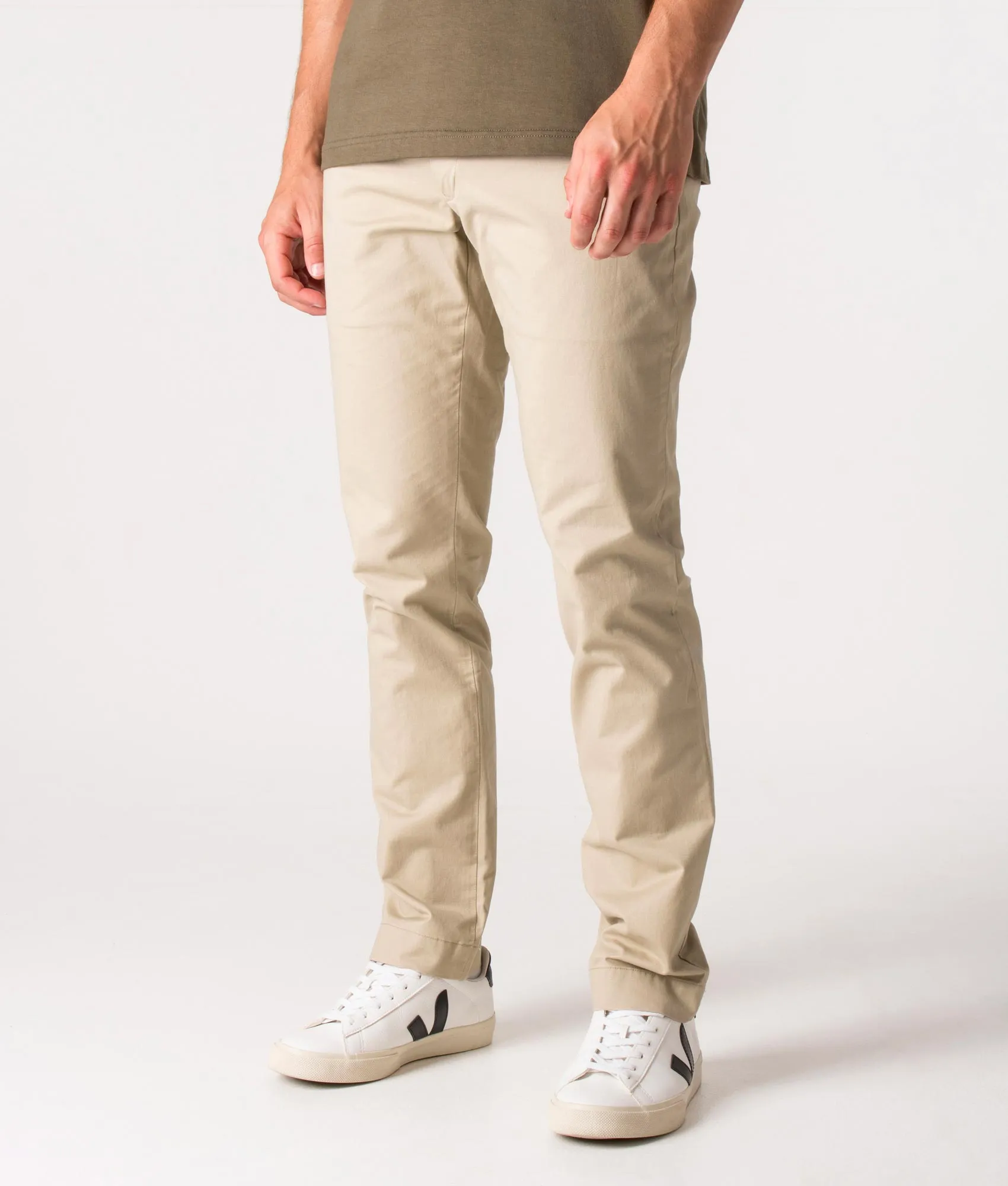 Slim Fit Stretch Cotton Chino Pants