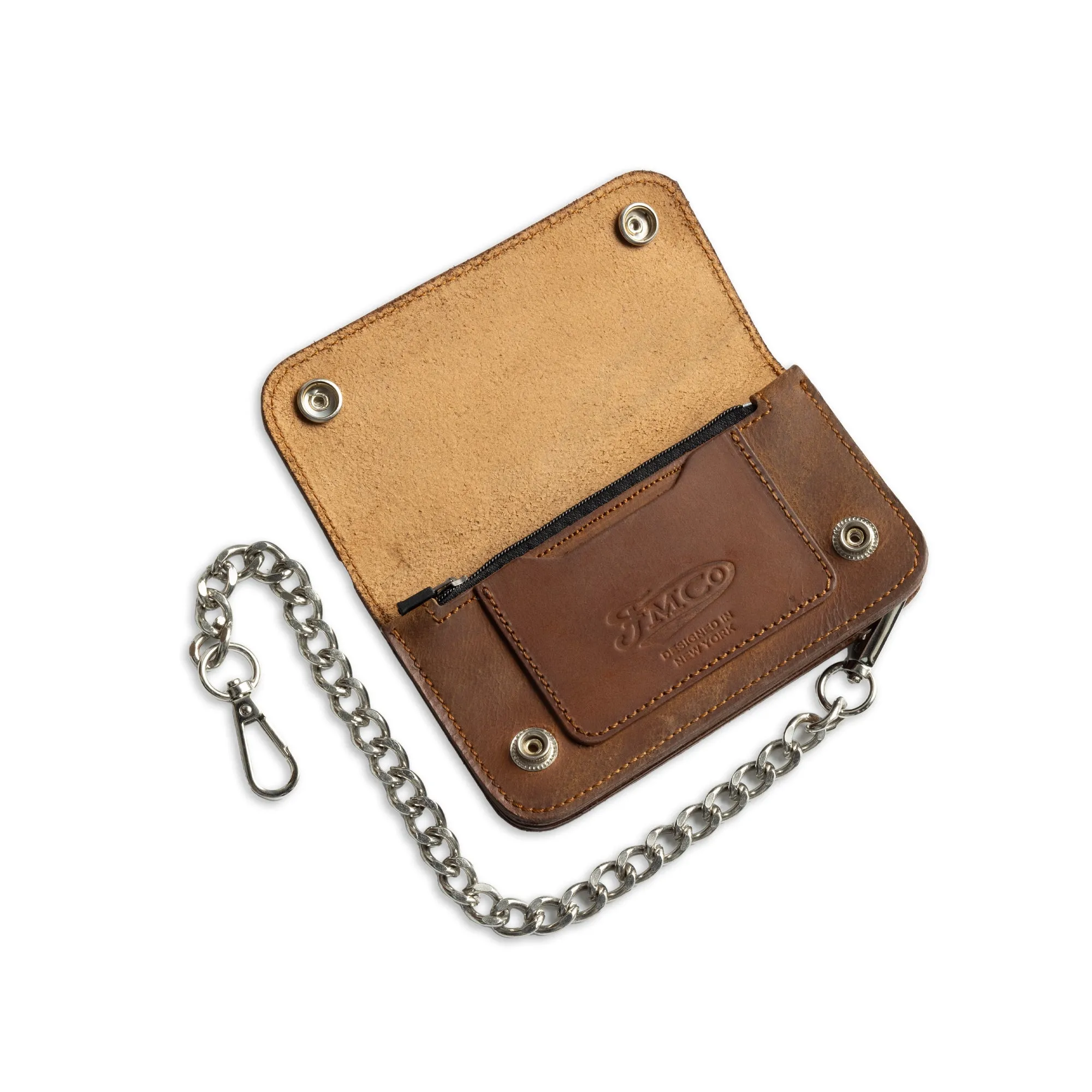 SMALL TRUCKER - Vegetable Tanned Leather Wallet