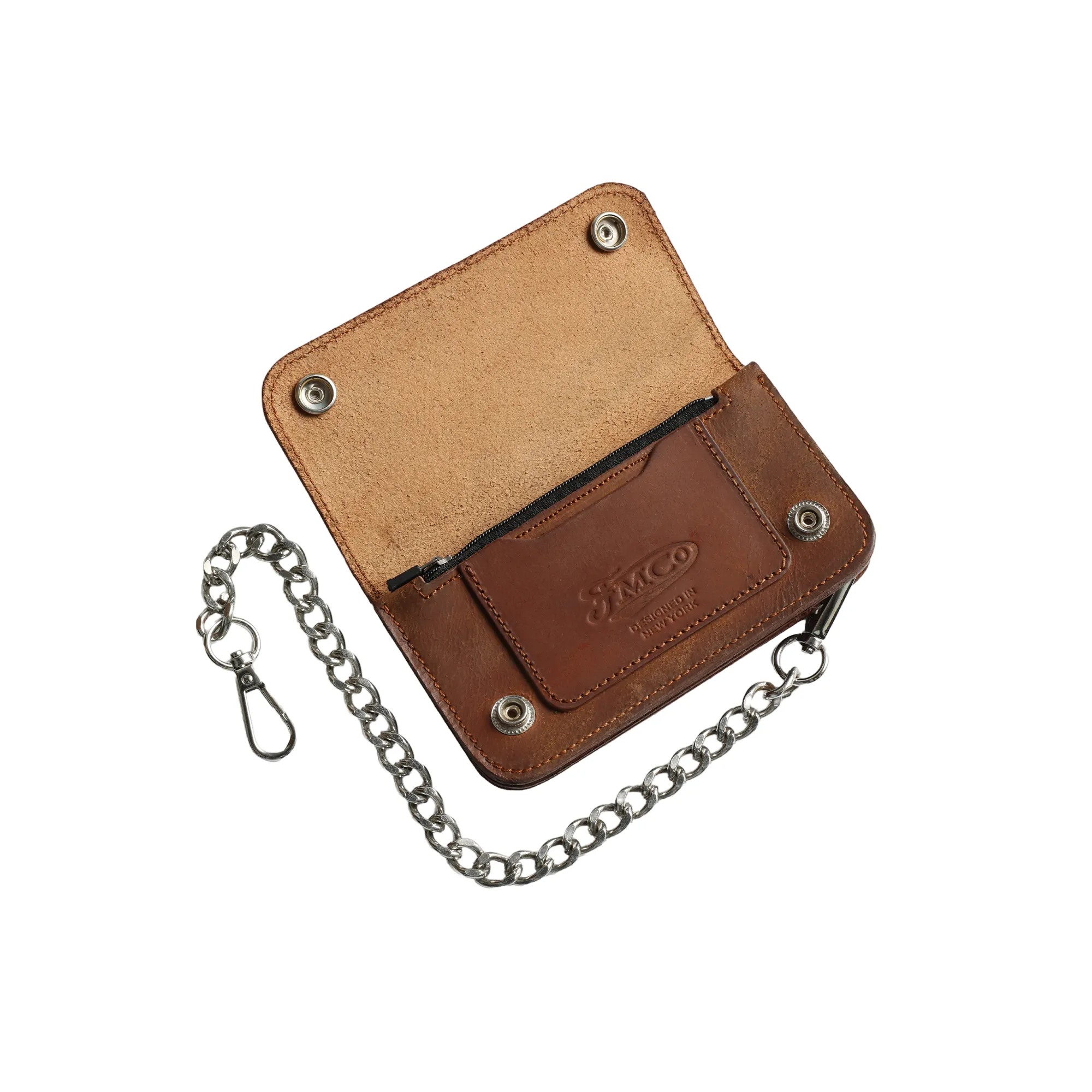 SMALL TRUCKER - Vegetable Tanned Leather Wallet