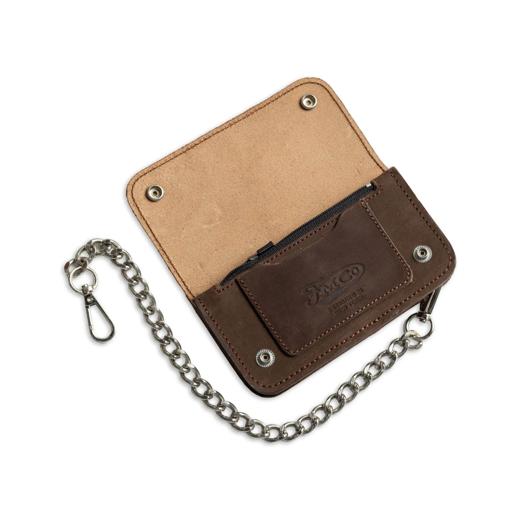 SMALL TRUCKER - Vegetable Tanned Leather Wallet