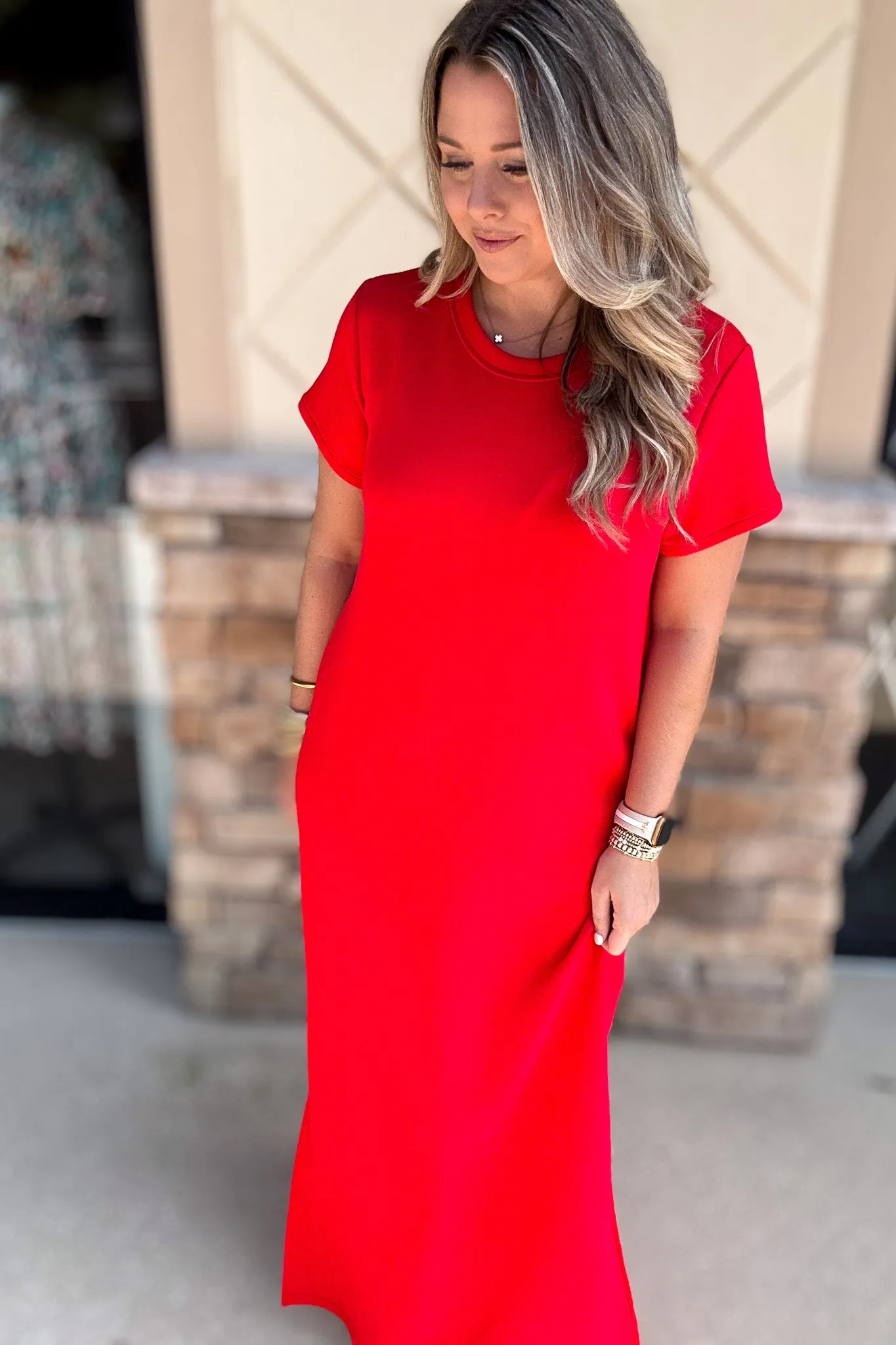 Spanx: AirEssentials Maxi Dress - Spanx Red