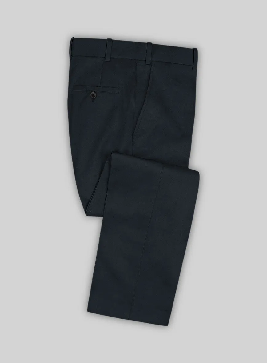 Stretch Summer Navy Blue Chino Pants