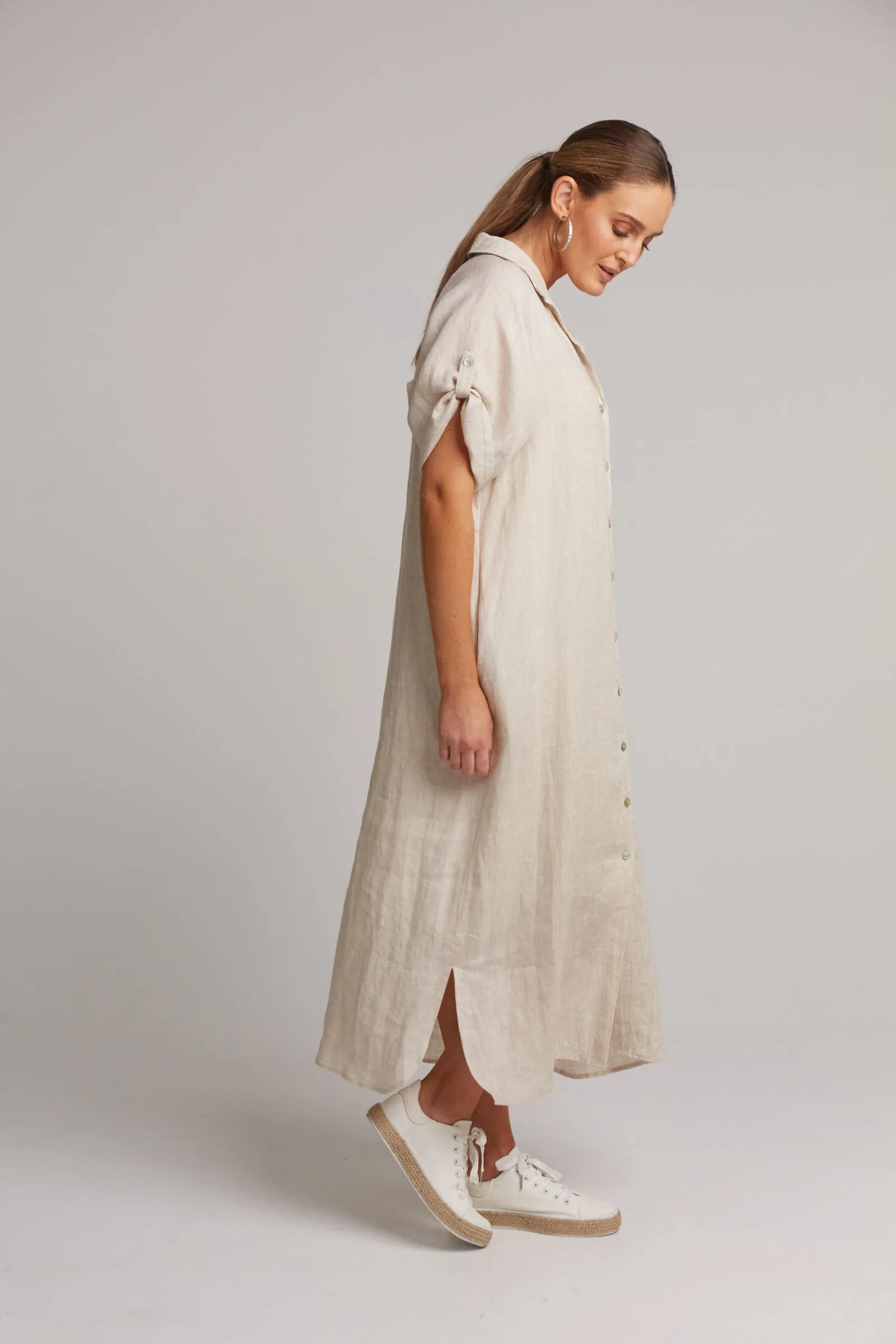 Studio Shirt Dress - Tusk