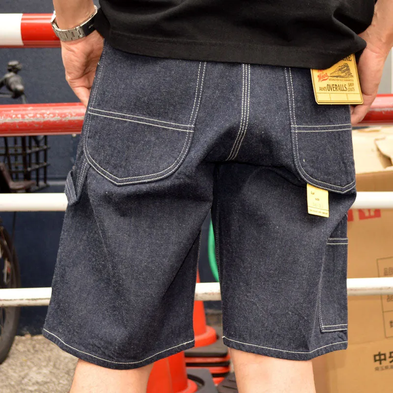 SUGAR CANE "SC51841" 11oz. BLUE DENIM WORK SHORTS