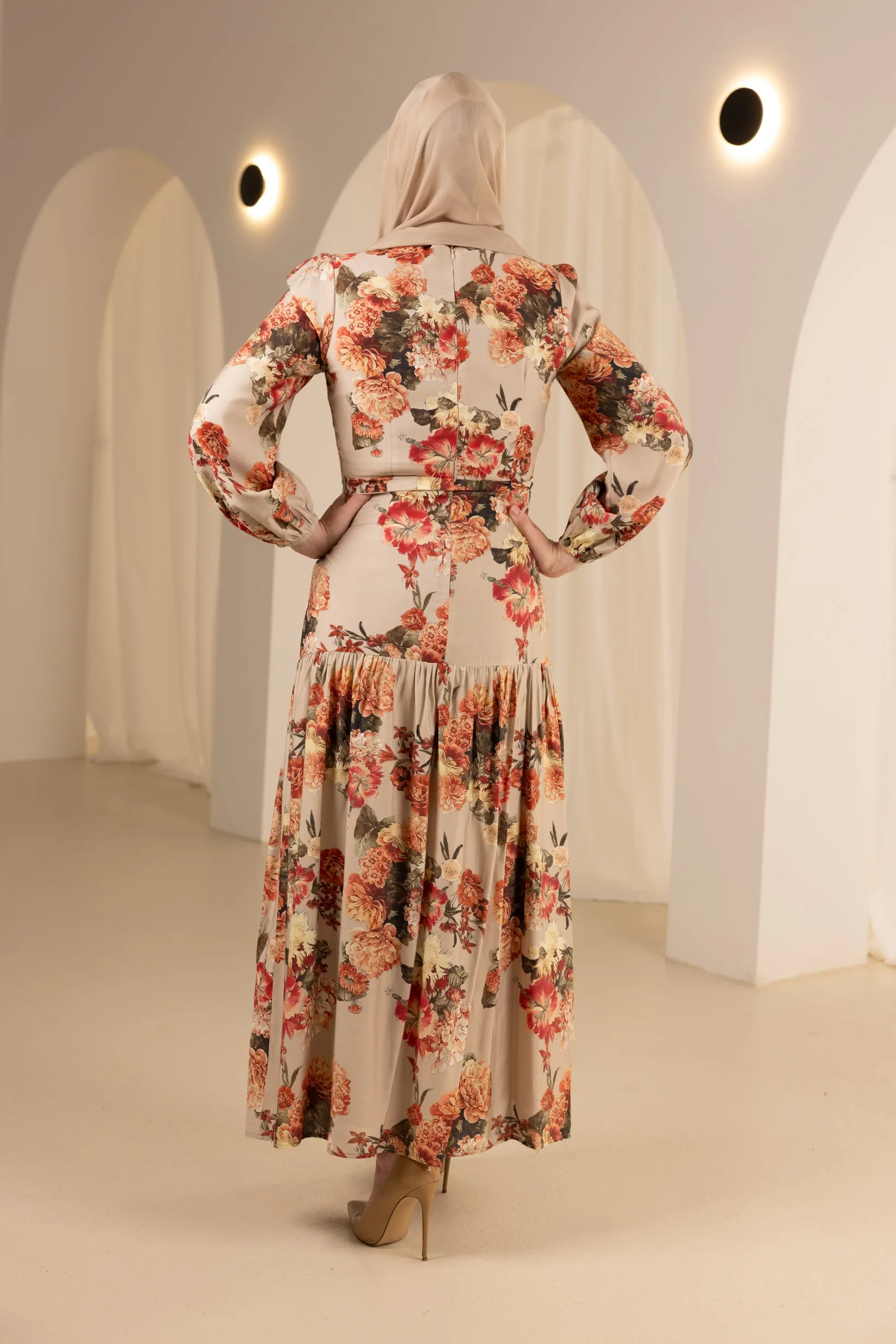 The Grand Flora Tie Maxi Dress