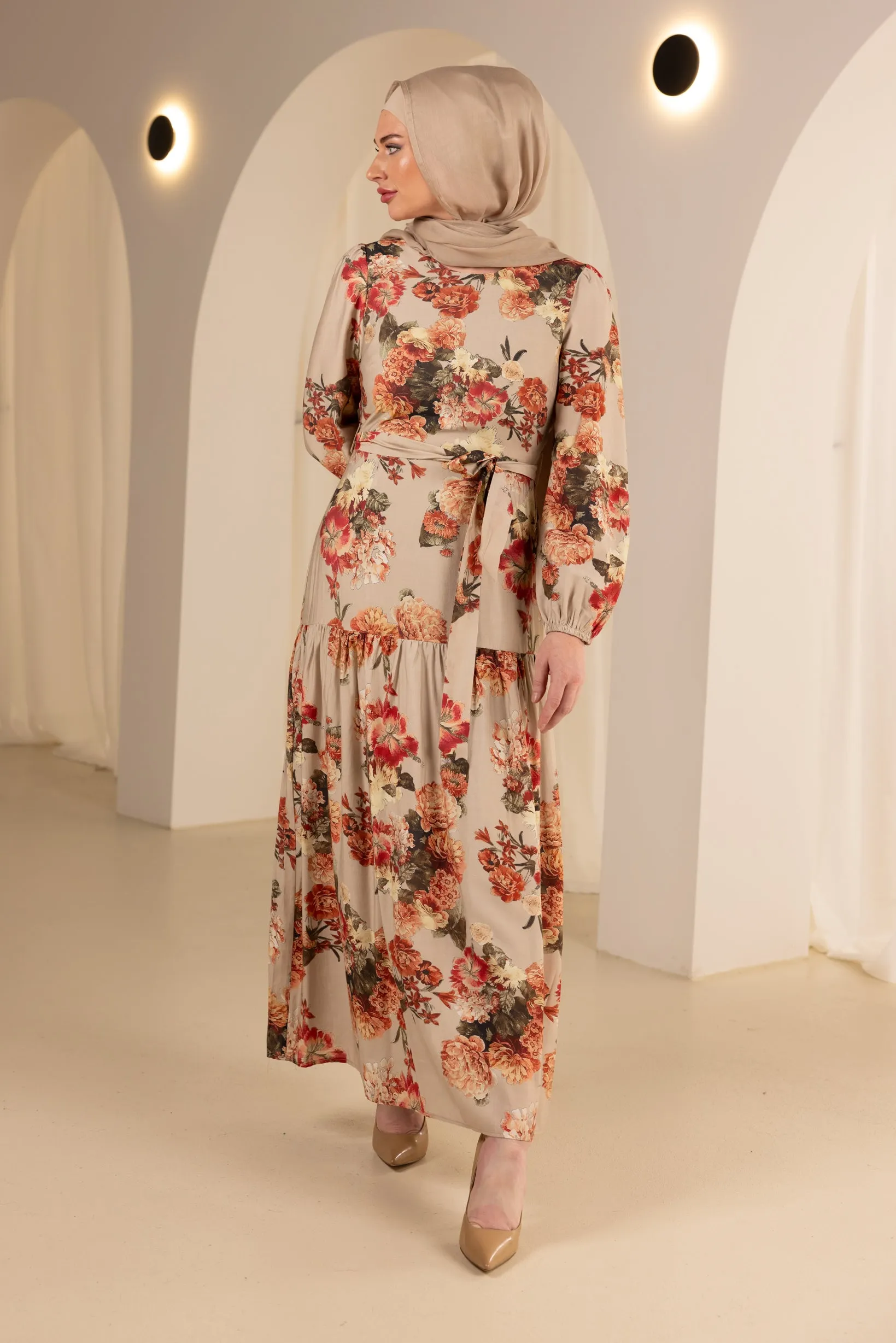 The Grand Flora Tie Maxi Dress