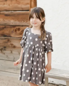 The Gretta Babydoll Dress by Rylee   Cru - Dotty - KIDS