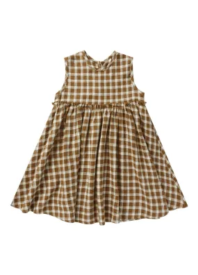 The Harper Dress by Rylee   Cru - Saddle Plaid - BABY