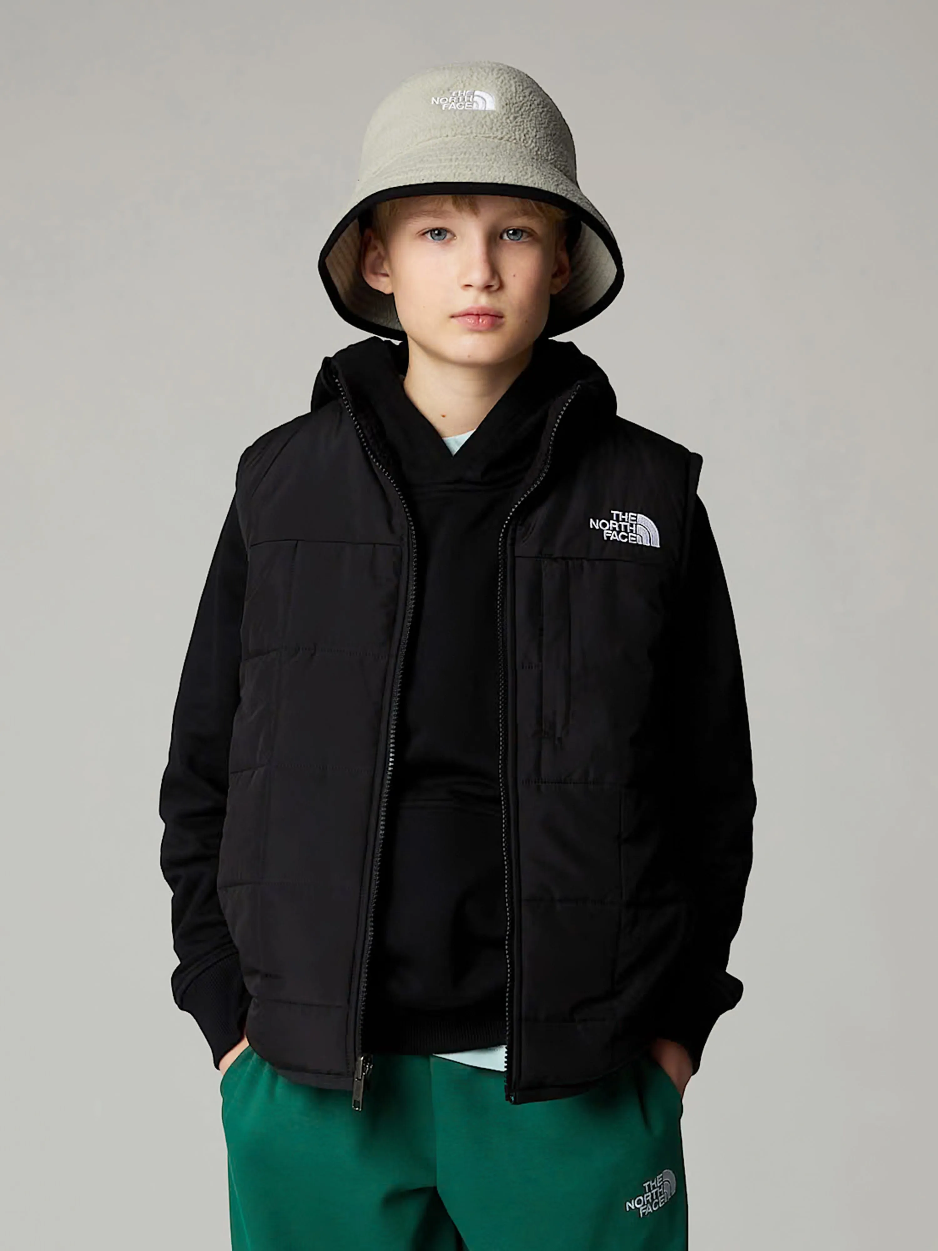 The North Face Boys Reversible Shasta Gilet in Black