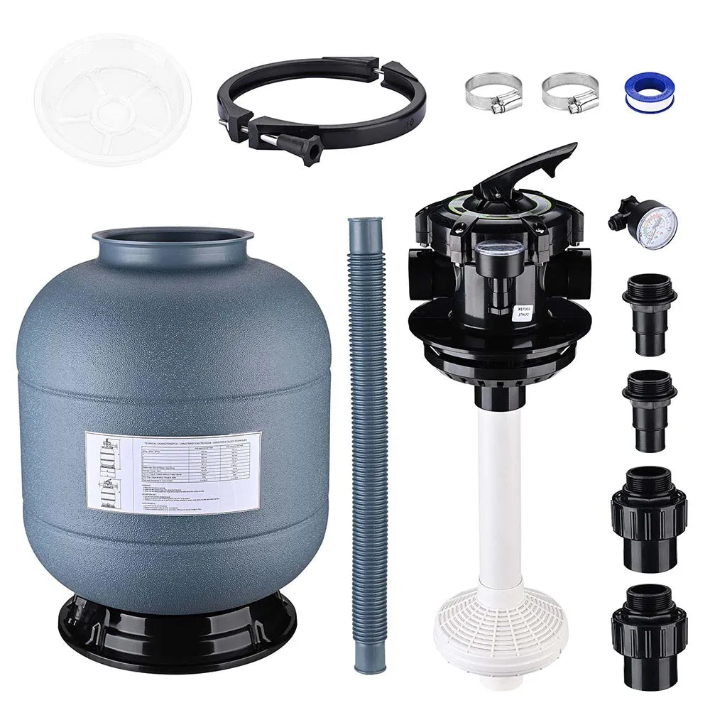 TheLAShop 3/4 HP Above Ground Pool Pump 16in Sand Filter Set