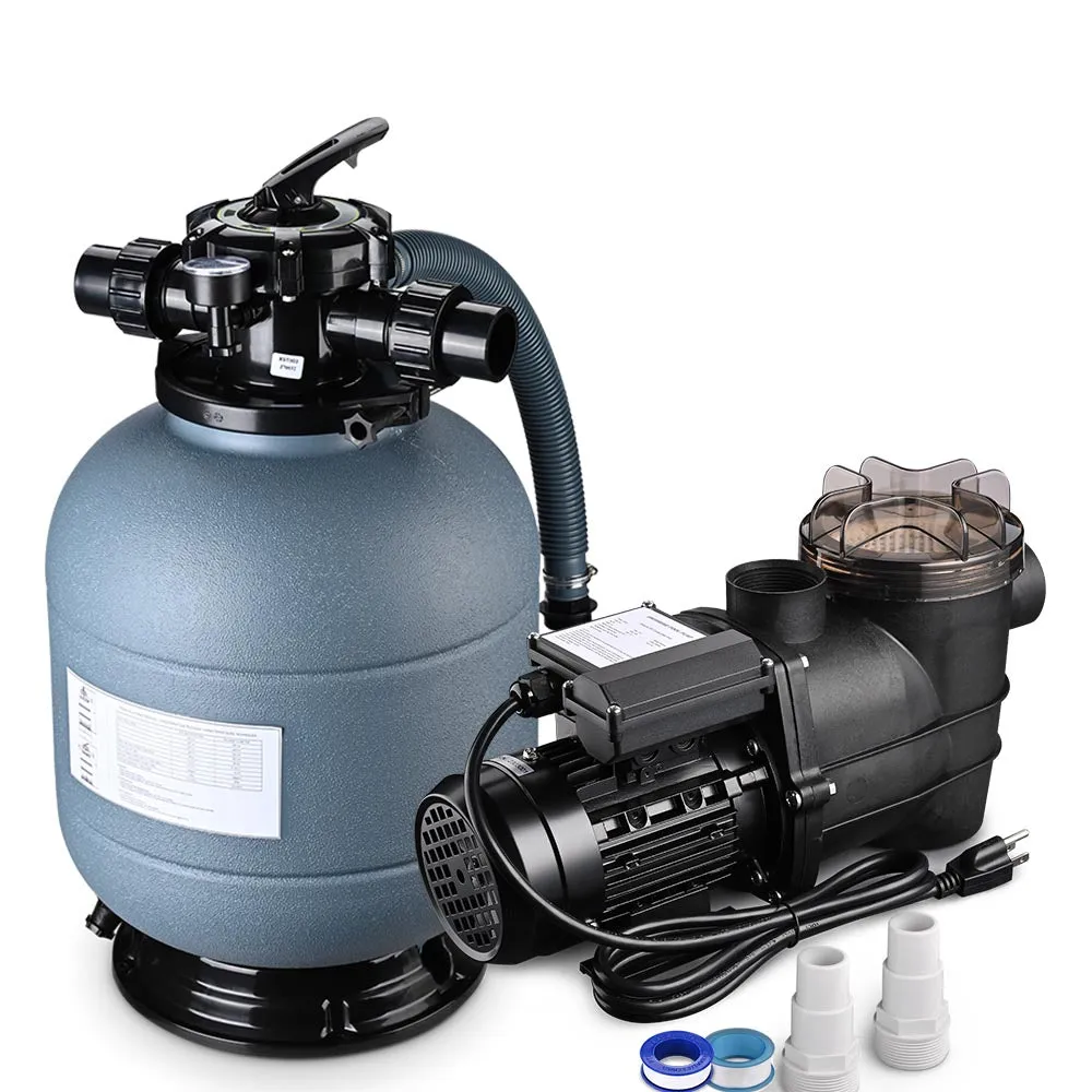 TheLAShop 3/4 HP Above Ground Pool Pump 16in Sand Filter Set