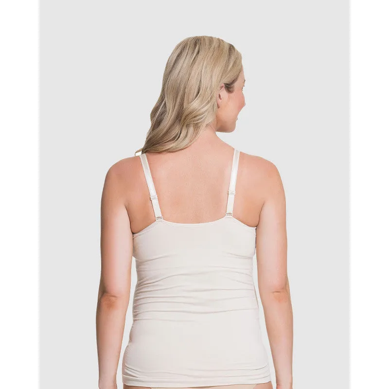 Toffee Nursing Tank Top Beige - Cake