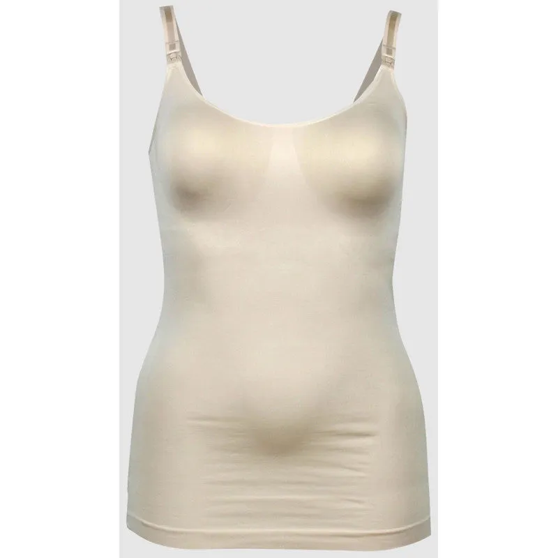 Toffee Nursing Tank Top Beige - Cake