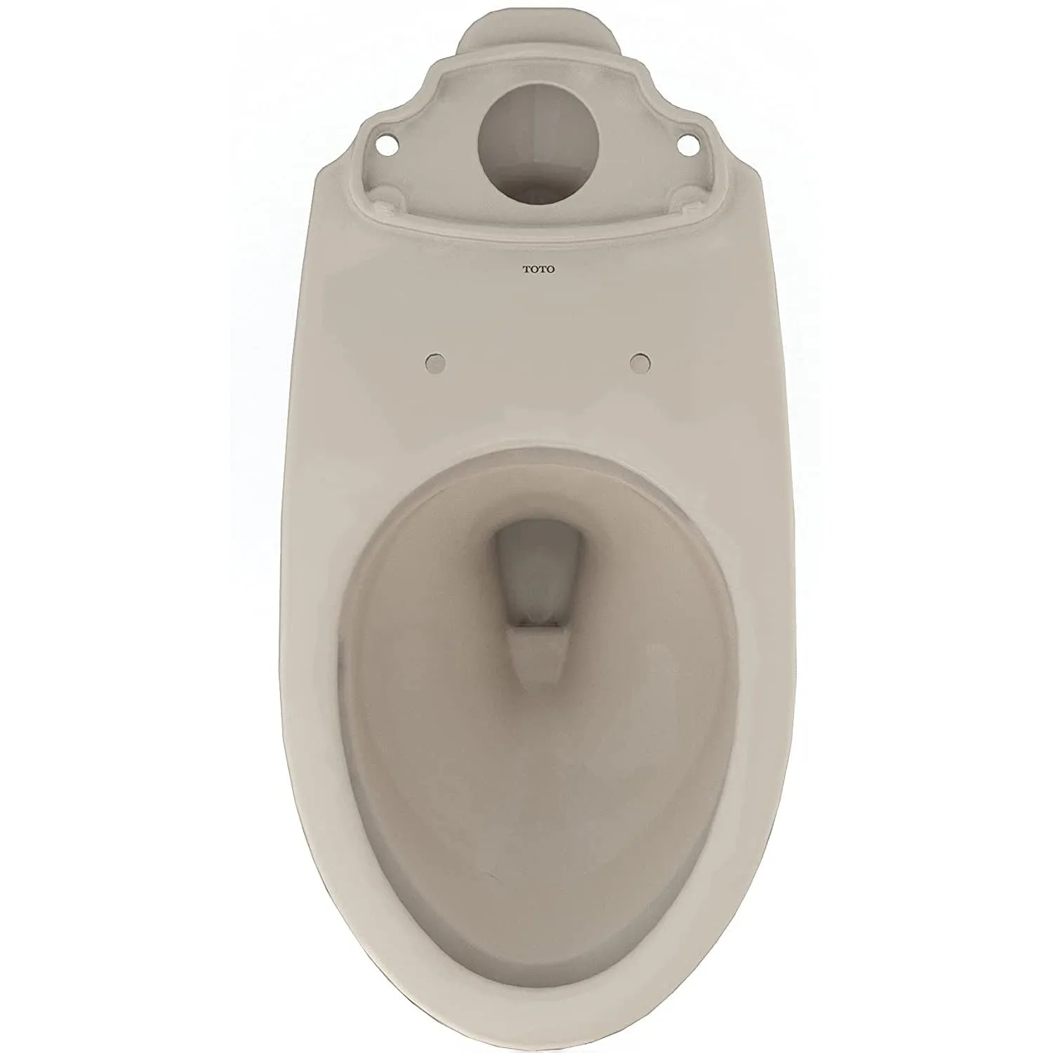 TOTO C776CEFG#03 Drake Elongated Toilet Bowl with CEFIONTECT and Tornado Flush, Bone Finish