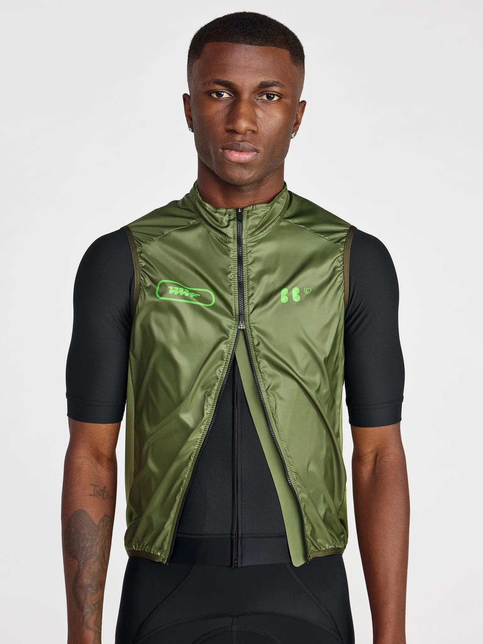 TSOT Mesh Gilet Olive