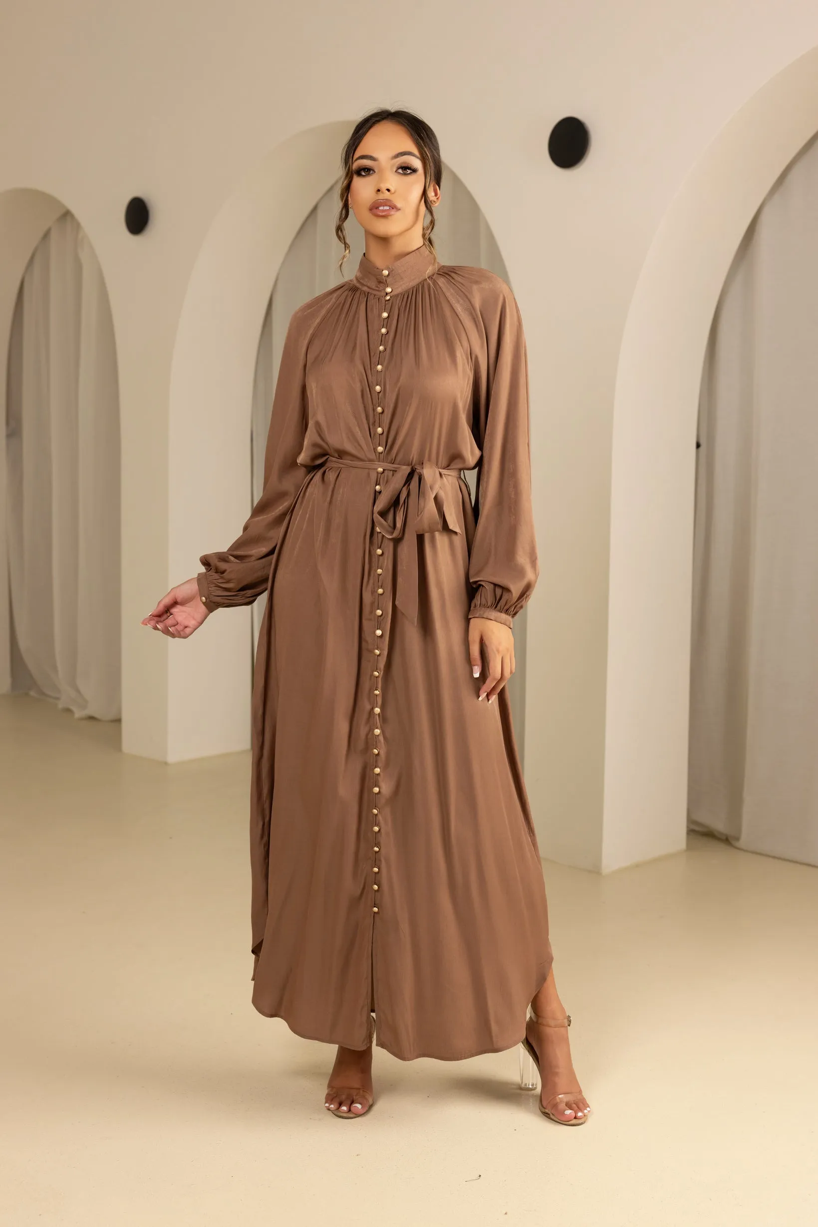 Valencia Button Maxi Dress