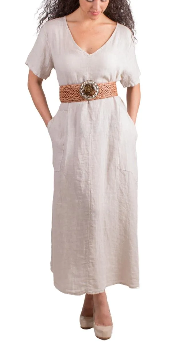 Vedette Linen Dress