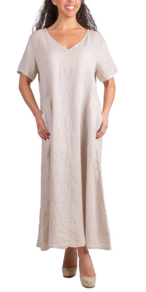 Vedette Linen Dress