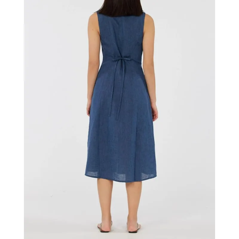 Vento Linen Dress | Ocean