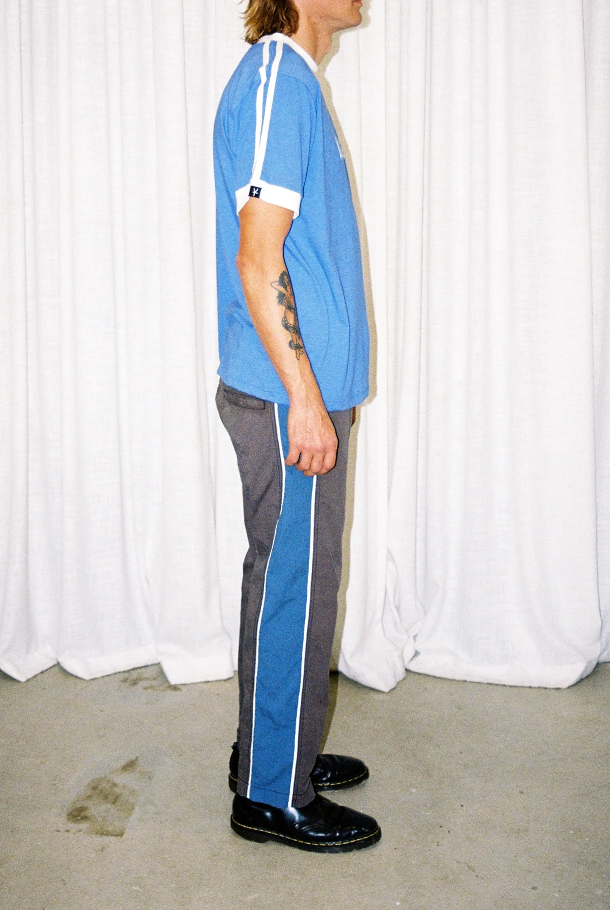 WHITE STRIPES PANT / BROWN